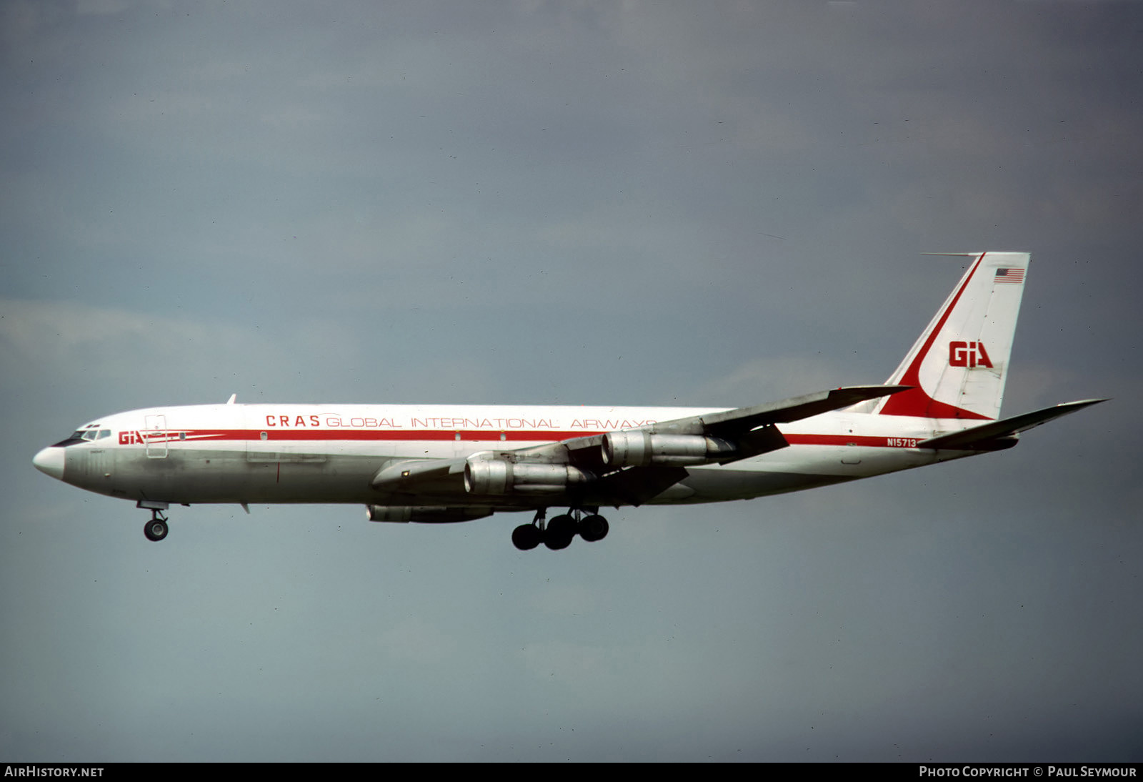 Aircraft Photo of N15713 | Boeing 707-331C | Global International Airways - GIA | AirHistory.net #524977