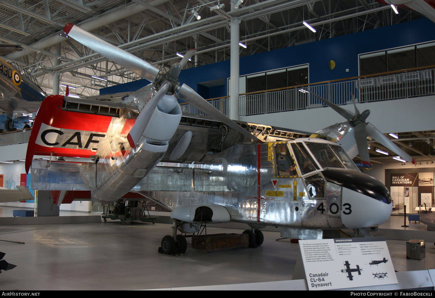 Aircraft Photo of CX8403 | Canadair CL-84-1 Dynavert | Canada - Air Force | AirHistory.net #524980