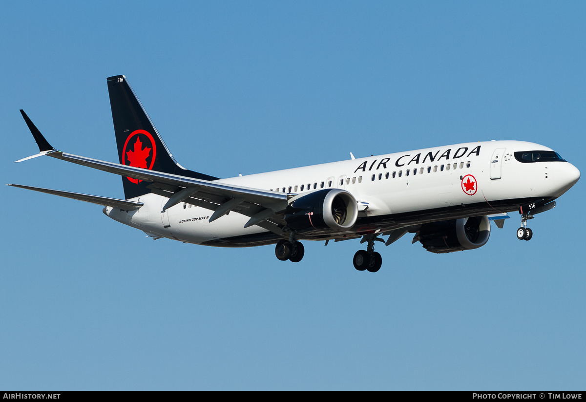 Aircraft Photo of C-FSNU | Boeing 737-8 Max 8 | Air Canada | AirHistory.net #524991