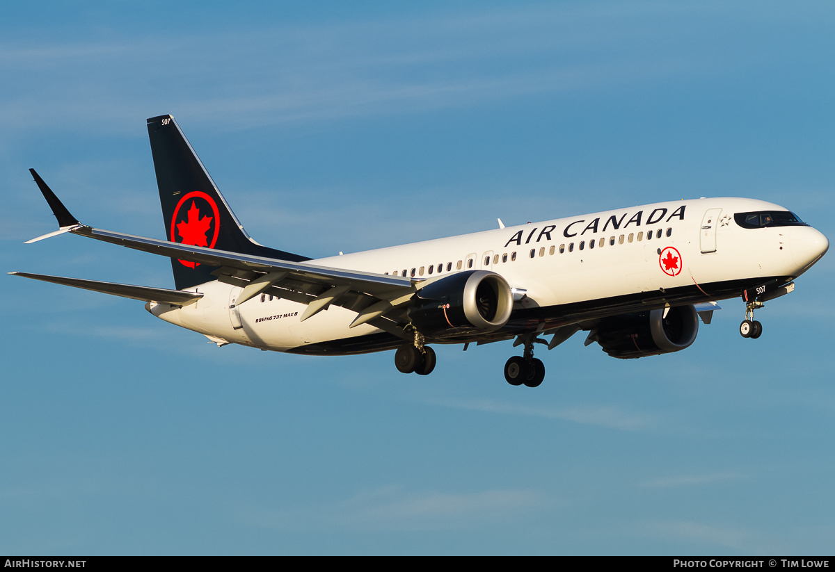 Aircraft Photo of C-FSES | Boeing 737-8 Max 8 | Air Canada | AirHistory.net #524992
