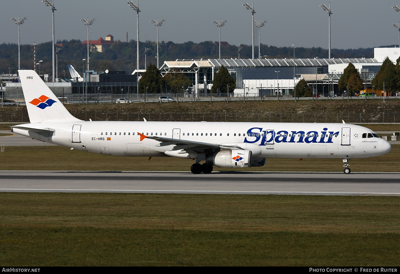 Aircraft Photo of EC-HRG | Airbus A321-231 | Spanair | AirHistory.net #524999