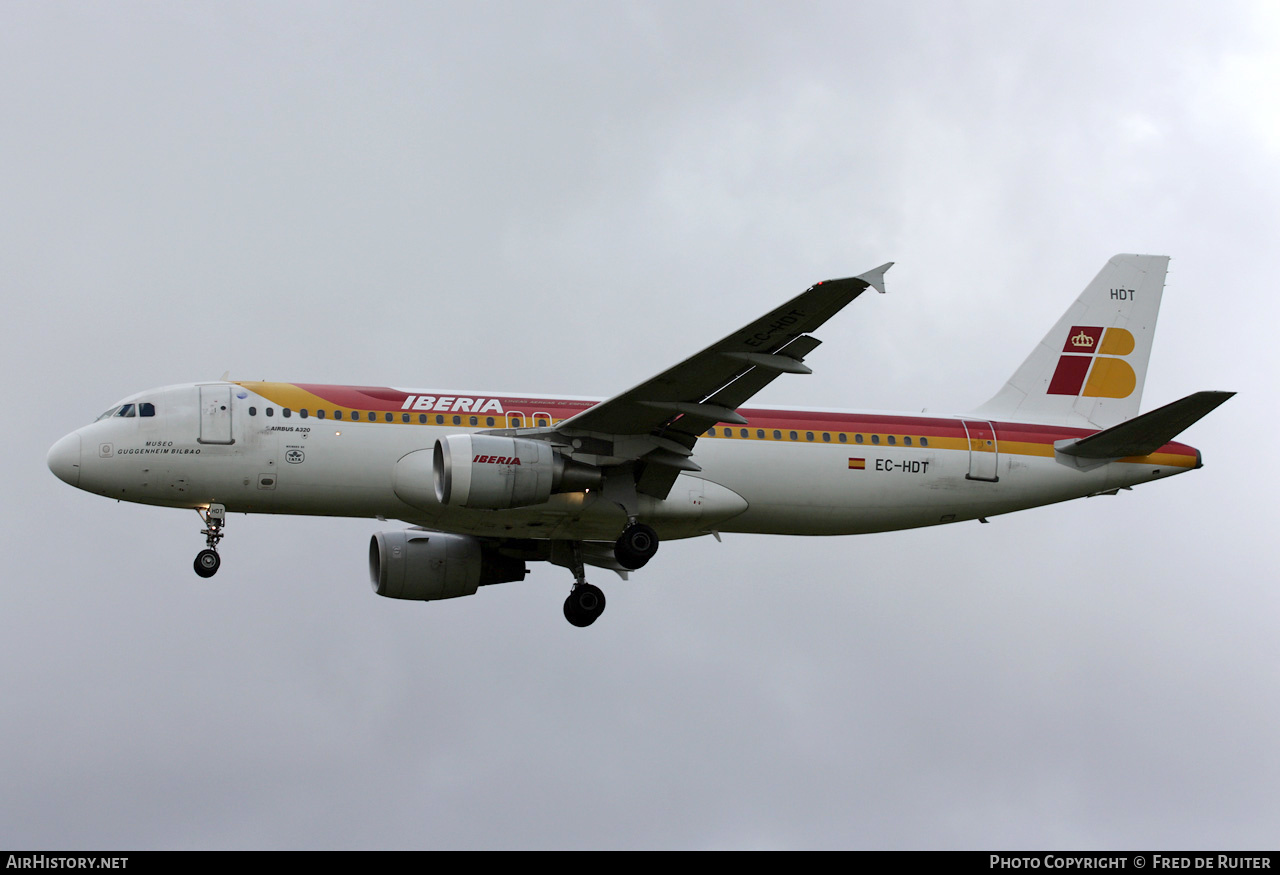 Aircraft Photo of EC-HDT | Airbus A320-214 | Iberia | AirHistory.net #525006