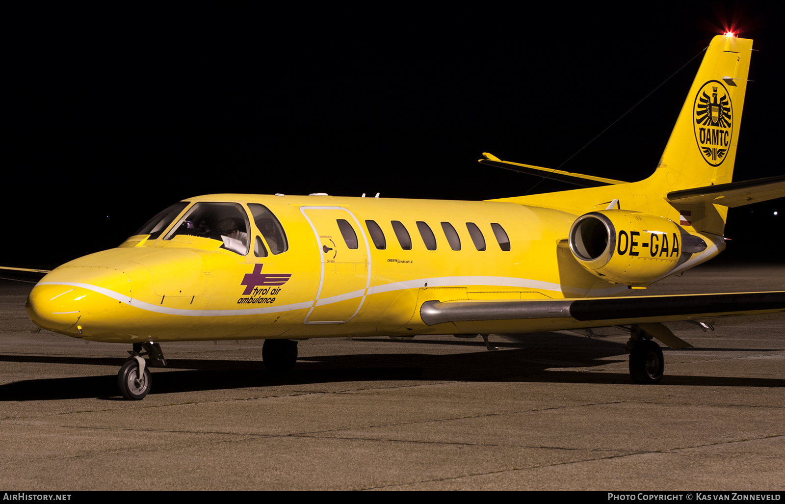 Aircraft Photo of OE-GAA | Cessna 560 Citation V | Tyrol Air Ambulance - TAA | AirHistory.net #525023