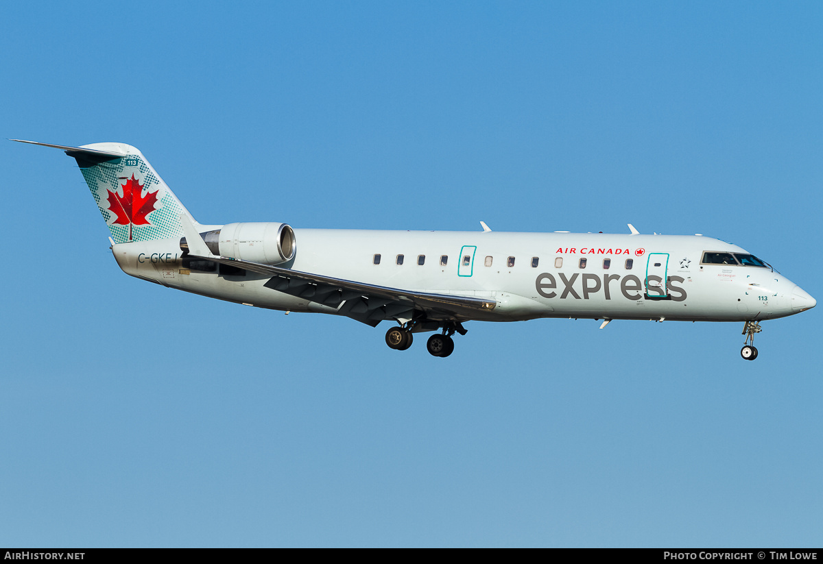 Aircraft Photo of C-GKEJ | Bombardier CRJ-200ER (CL-600-2B19) | Air Canada Express | AirHistory.net #525041