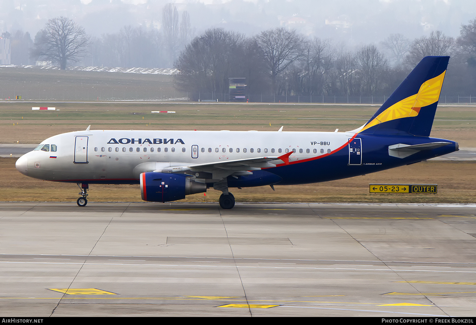 Aircraft Photo of VP-BBU | Airbus A319-112 | Donavia | AirHistory.net #525042