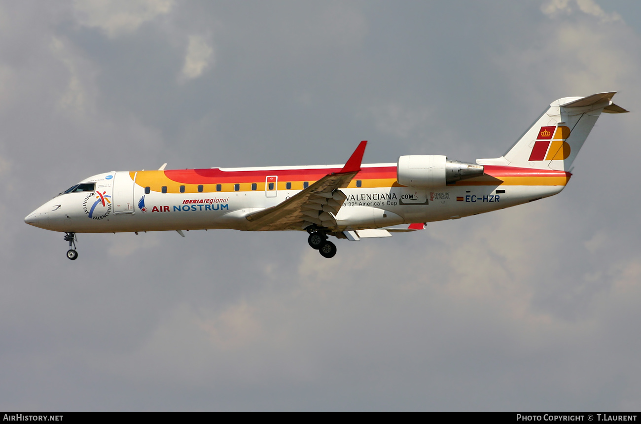 Aircraft Photo of EC-HZR | Bombardier CRJ-200ER (CL-600-2B19) | Iberia Regional | AirHistory.net #525061