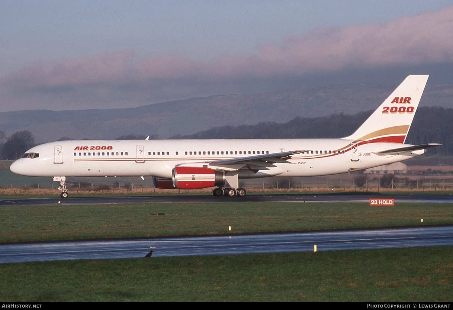 Aircraft Photo of G-OOOC | Boeing 757-28A | Air 2000 | AirHistory.net #525063