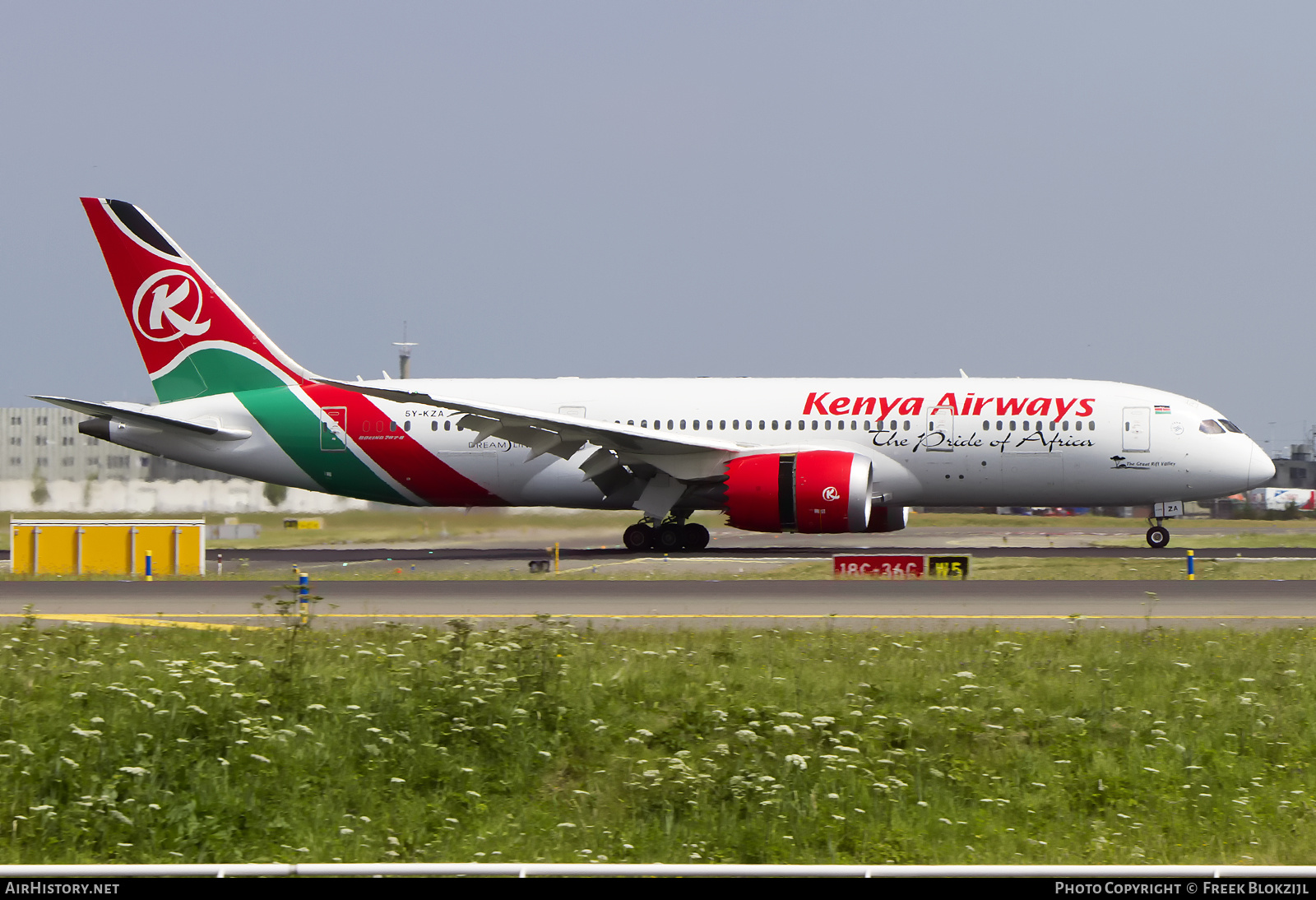 Aircraft Photo of 5Y-KZA | Boeing 787-8 Dreamliner | Kenya Airways | AirHistory.net #525096