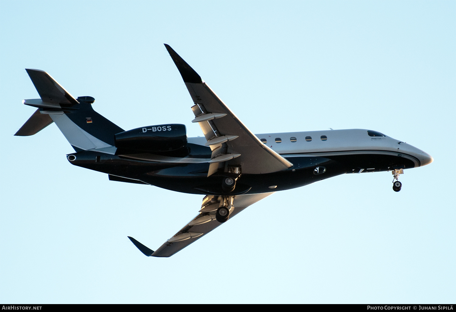 Aircraft Photo of D-BOSS | Embraer EMB-550 Praetor 600 | AirHistory.net #525099