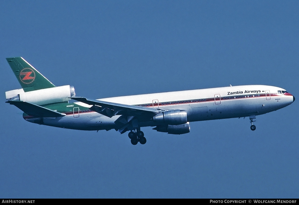 Aircraft Photo of N3016Z | McDonnell Douglas DC-10-30 | Zambia Airways | AirHistory.net #525104