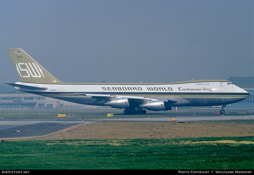 Aircraft Photo of N704SW | Boeing 747-245F/SCD | Seaboard World Airlines | AirHistory.net #525107