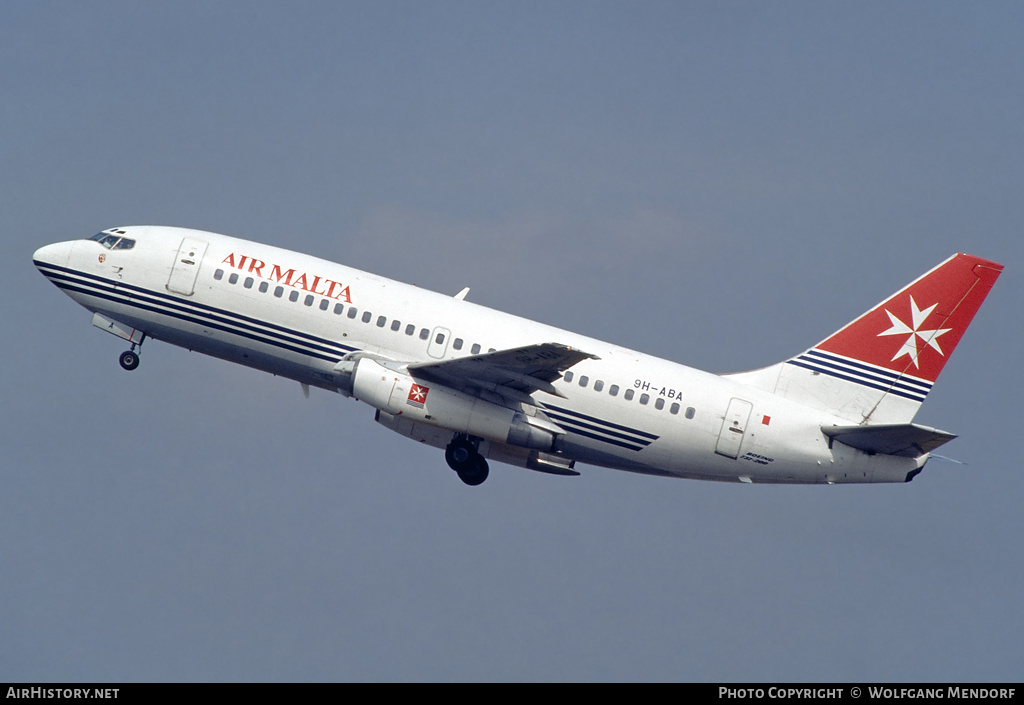 Aircraft Photo of 9H-ABA | Boeing 737-2Y5/Adv | Air Malta | AirHistory.net #525113