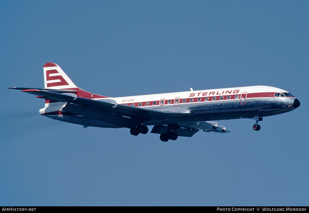 Aircraft Photo of OY-STH | Sud SE-210 Caravelle 10B3 Super B | Sterling Airways | AirHistory.net #525127
