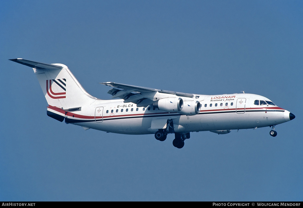 Aircraft Photo of G-OLCA | British Aerospace BAe-146-200 | Loganair | AirHistory.net #525133