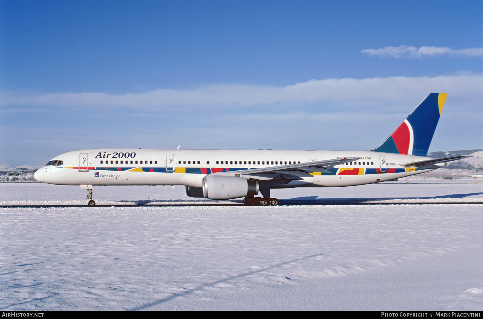 Aircraft Photo of G-OOOC | Boeing 757-28A | Air 2000 | AirHistory.net #525138