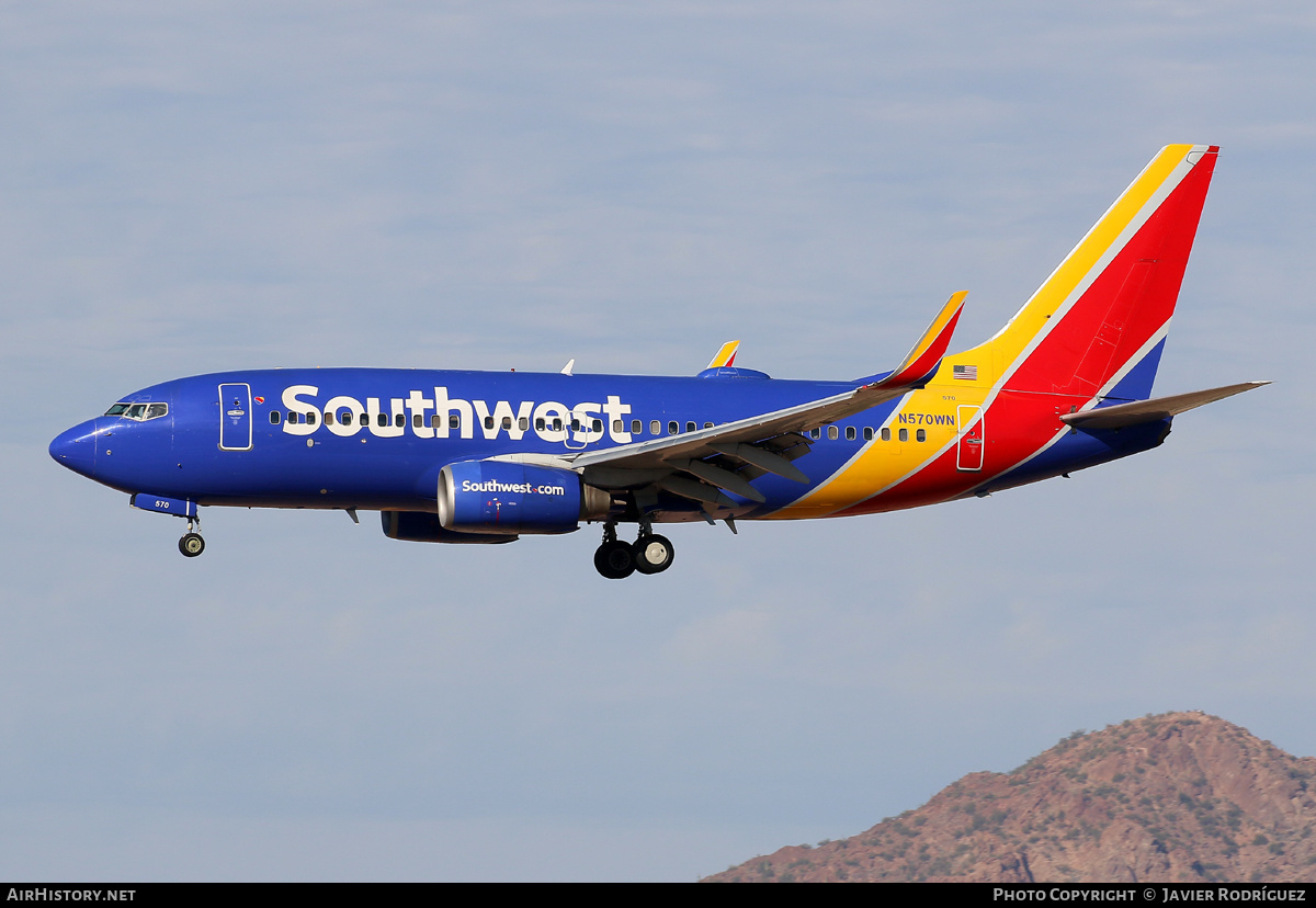 Aircraft Photo of N570WN | Boeing 737-7CT | Southwest Airlines | AirHistory.net #525158