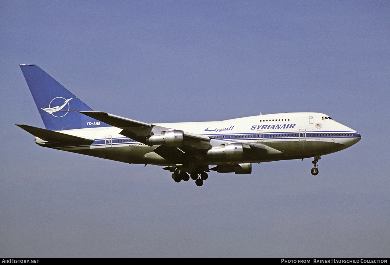Aircraft Photo of YK-AHA | Boeing 747SP-94 | Syrian Air - Syrian Arab Airlines | AirHistory.net #525161