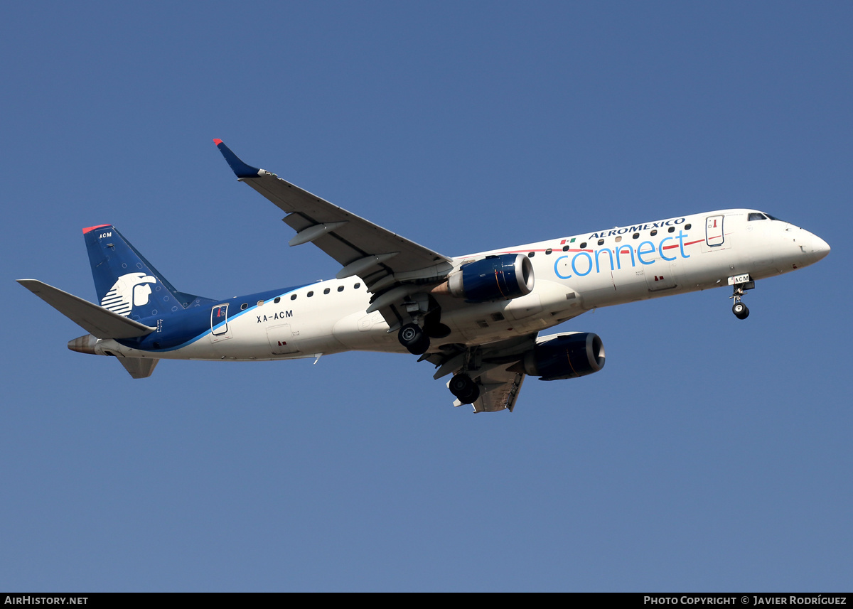 Aircraft Photo of XA-ACM | Embraer 190LR (ERJ-190-100LR) | AeroMéxico Connect | AirHistory.net #525165