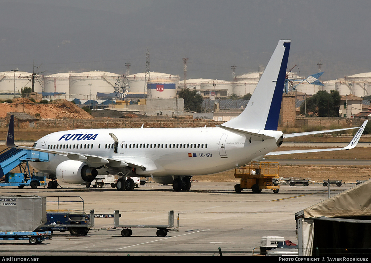 Aircraft Photo of TC-APN | Boeing 737-86N | Futura International Airways | AirHistory.net #525173