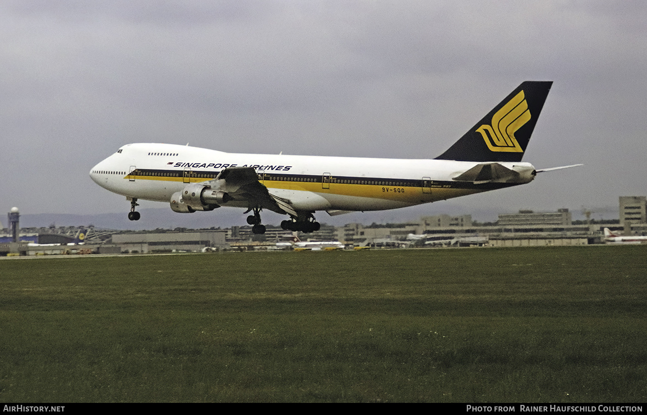 Aircraft Photo of 9V-SQG | Boeing 747-212B | Singapore Airlines | AirHistory.net #525186