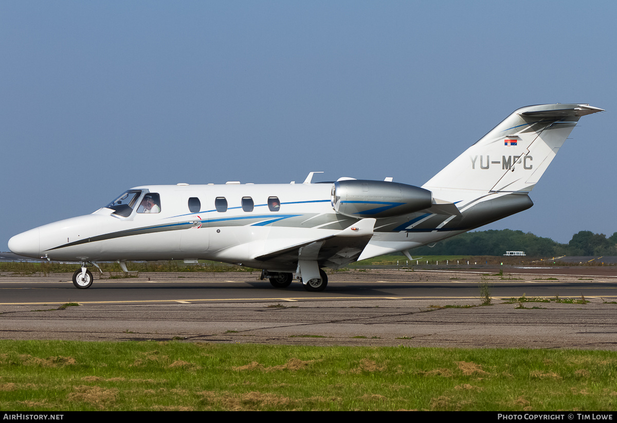 Aircraft Photo of YU-MPC | Cessna 525 CitationJet M2 | AirHistory.net #525188