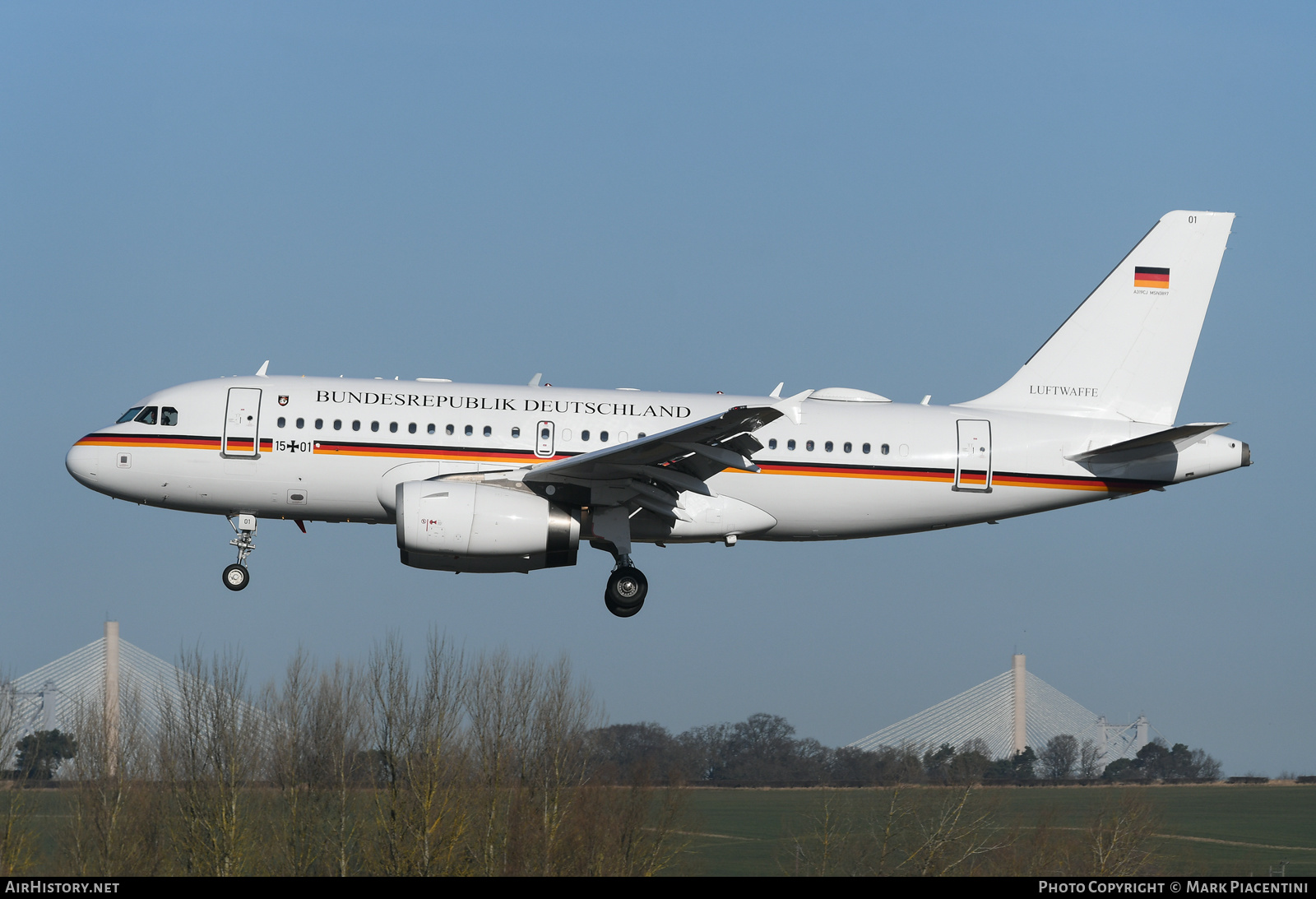 Aircraft Photo of 1501 | Airbus ACJ319 (A319-133/CJ) | Germany - Air Force | AirHistory.net #525234