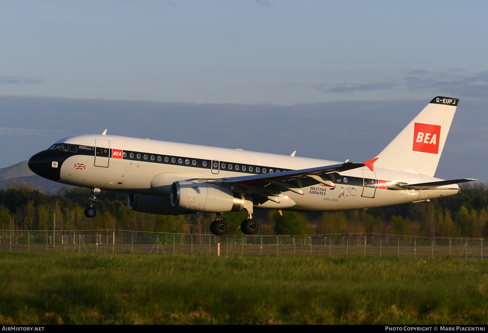 Aircraft Photo of G-EUPJ | Airbus A319-131 | British Airways | BEA - British European Airways | AirHistory.net #525246
