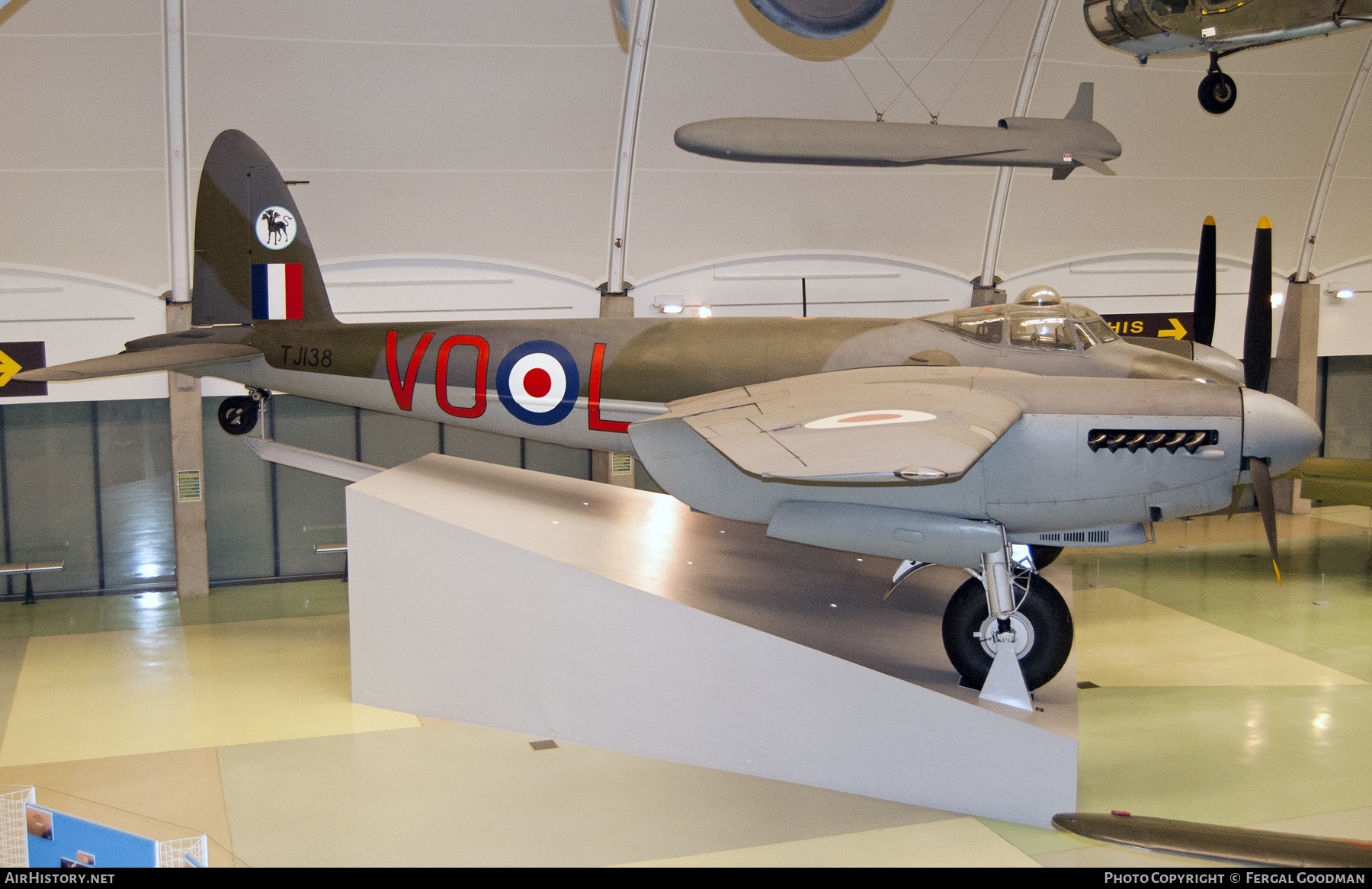 Aircraft Photo of TJ138 | De Havilland D.H. 98 Mosquito TT35 | UK - Air Force | AirHistory.net #525258