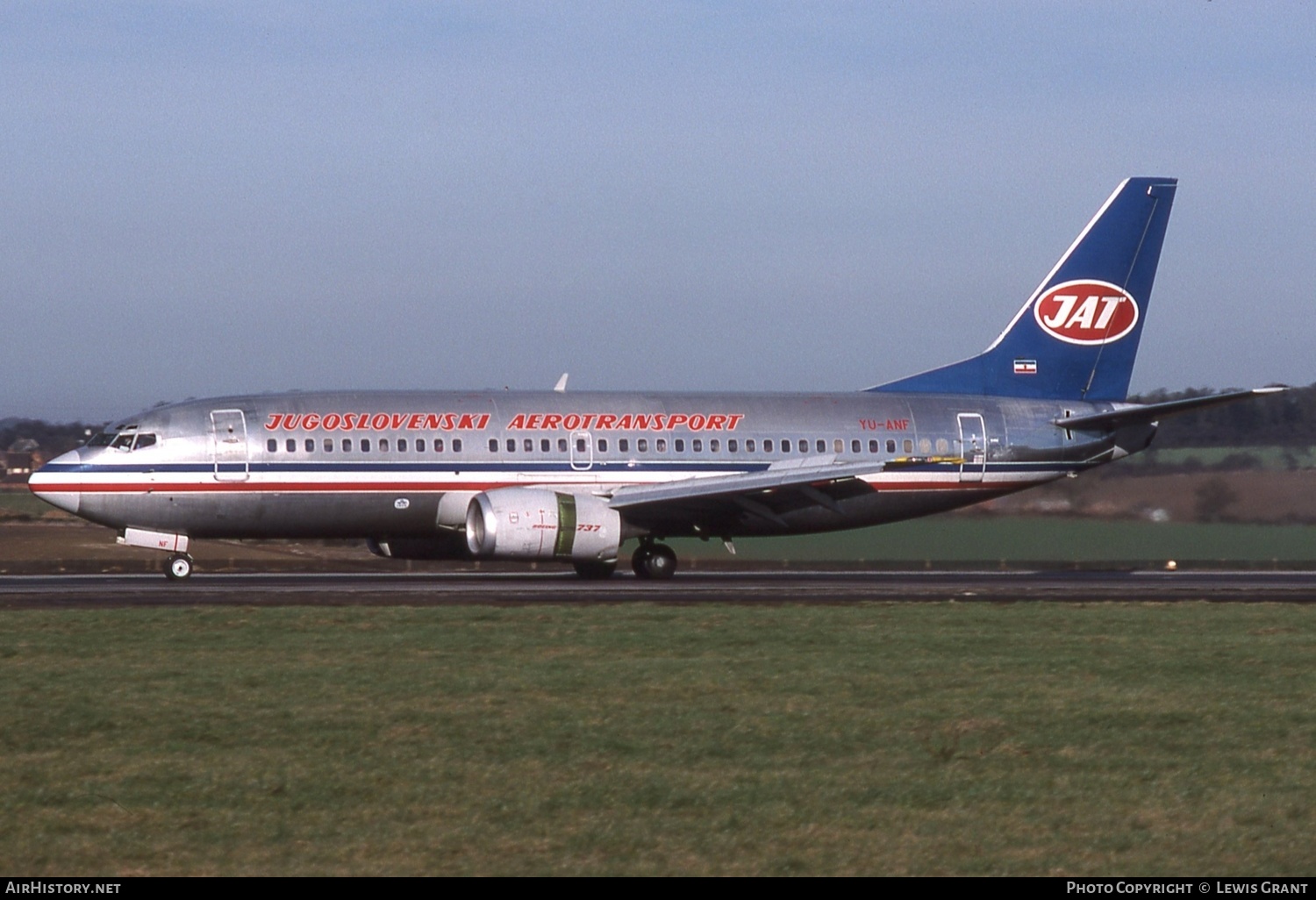 Aircraft Photo of YU-ANF | Boeing 737-3H9 | JAT Yugoslav Airlines - Jugoslovenski Aerotransport | AirHistory.net #525265