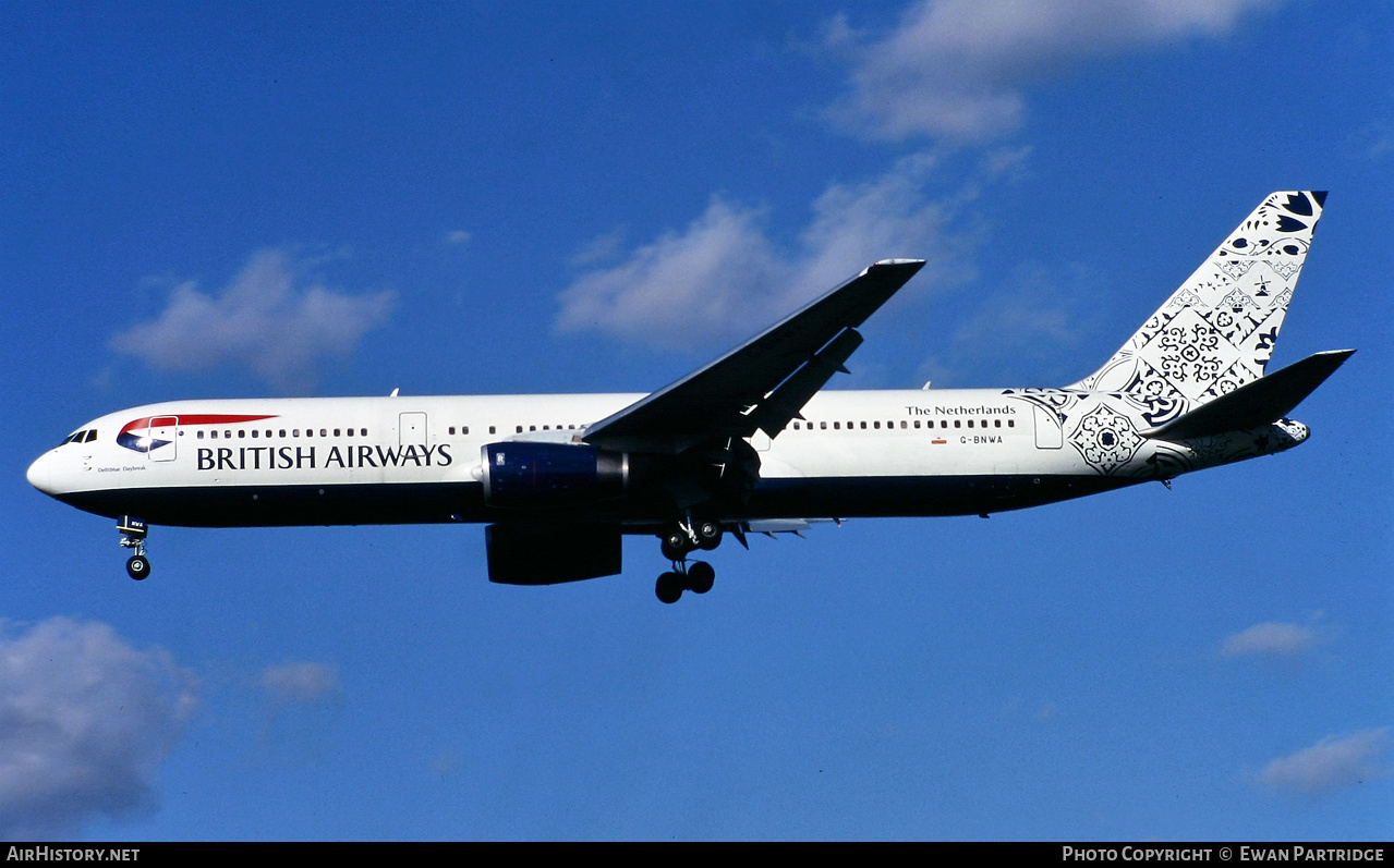 Aircraft Photo of G-BNWA | Boeing 767-336/ER | British Airways | AirHistory.net #525269