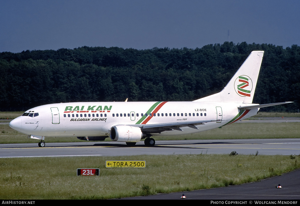 Aircraft Photo of LZ-BOE | Boeing 737-3Y0 | Balkan - Bulgarian Airlines | AirHistory.net #525288