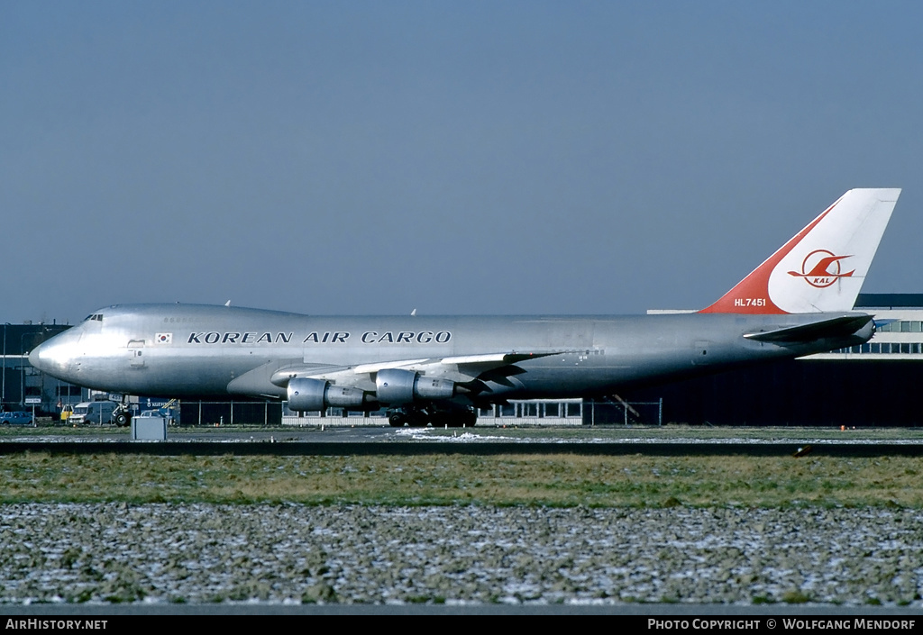 Aircraft Photo of HL7451 | Boeing 747-2B5F/SCD | Korean Air Cargo | AirHistory.net #525299
