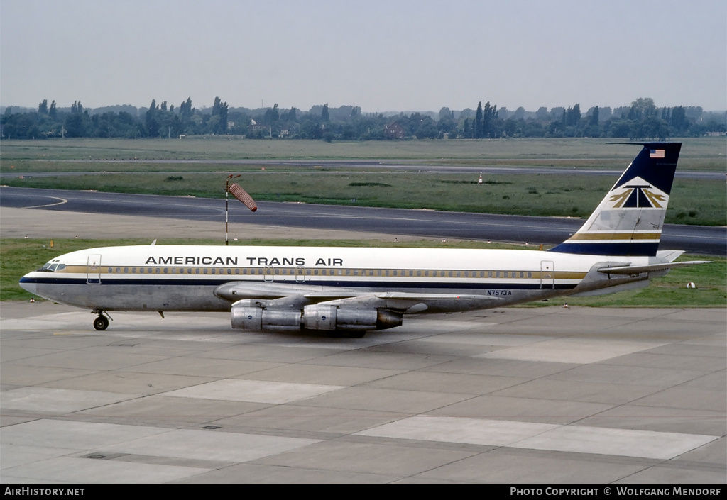 Aircraft Photo of N7573A | Boeing 707-123B | American Trans Air - ATA | AirHistory.net #525308