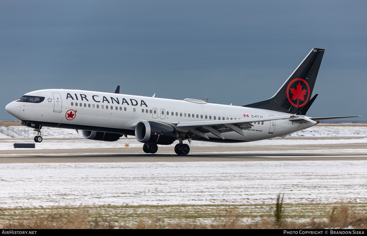Aircraft Photo of C-FTJV | Boeing 737-8 Max 8 | Air Canada | AirHistory.net #525323