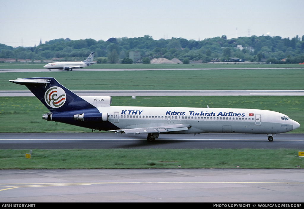 Aircraft Photo of TC-JBG | Boeing 727-2F2/Adv | KTHY Kibris Turkish Airlines | AirHistory.net #525327