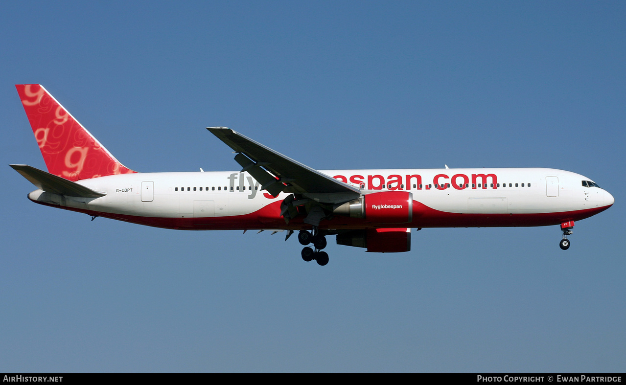 Aircraft Photo of G-CDPT | Boeing 767-319/ER | Flyglobespan | AirHistory.net #525328
