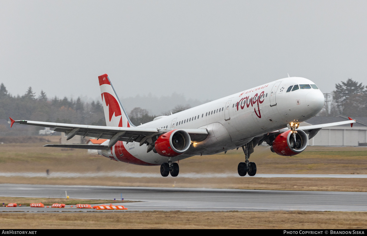 Aircraft Photo of C-GHPD | Airbus A321-211 | Air Canada Rouge | AirHistory.net #525329