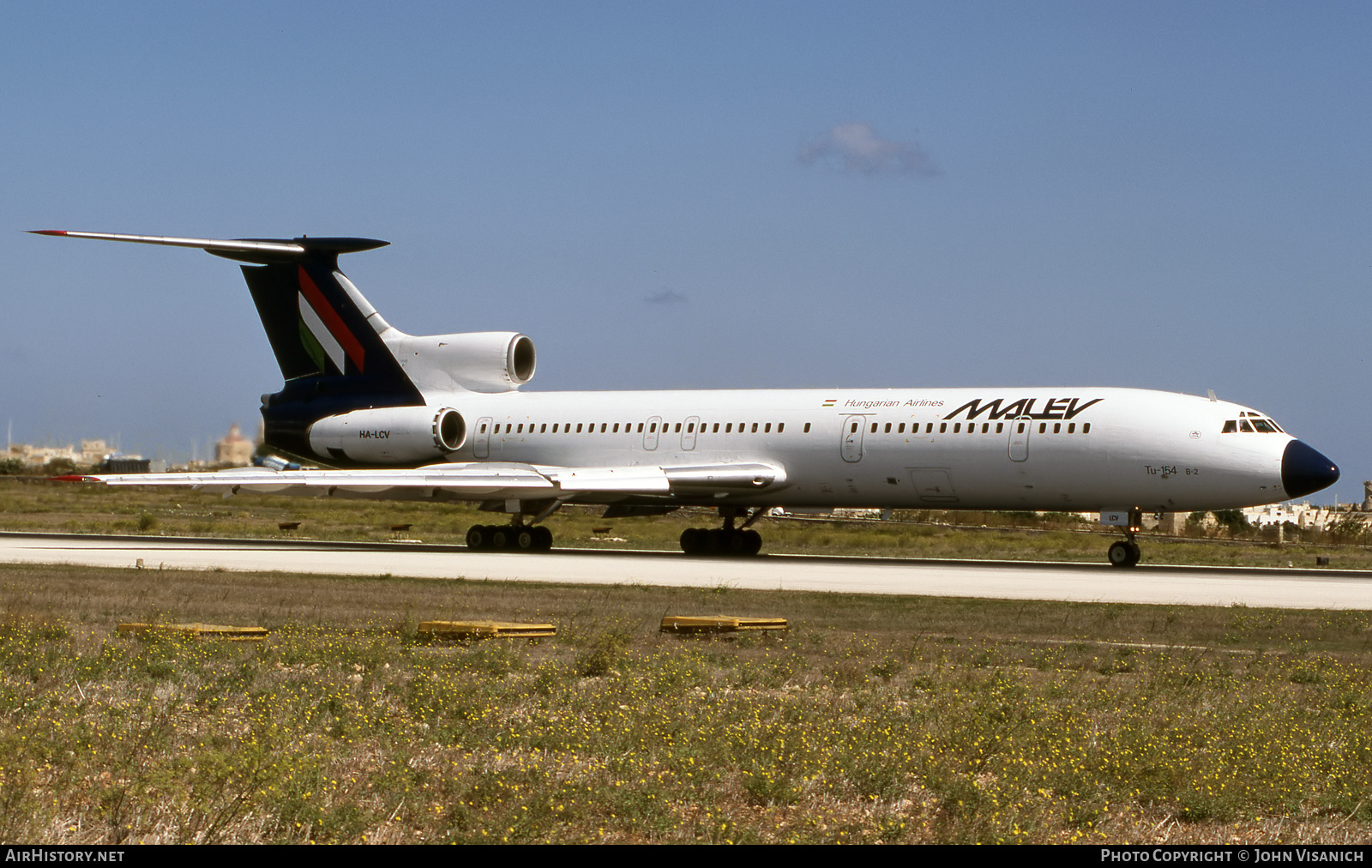 Aircraft Photo of HA-LCV | Tupolev Tu-154B-2 | Malév - Hungarian Airlines | AirHistory.net #525337