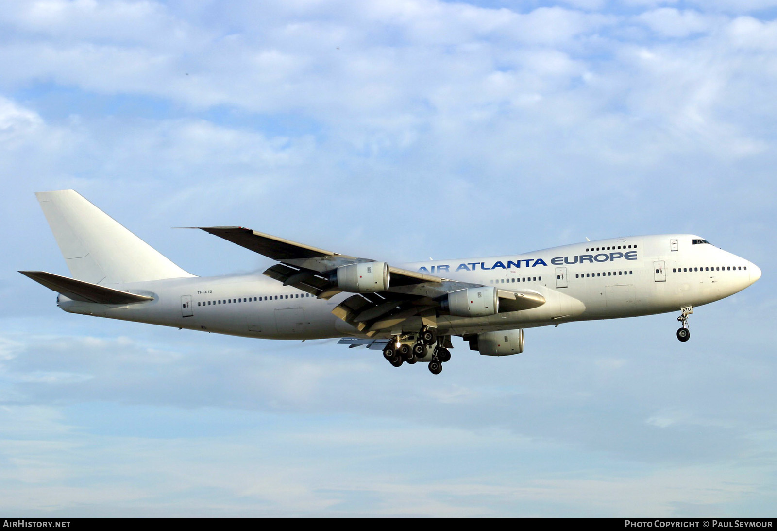 Aircraft Photo of TF-ATD | Boeing 747-267B | Air Atlanta Europe | AirHistory.net #525353