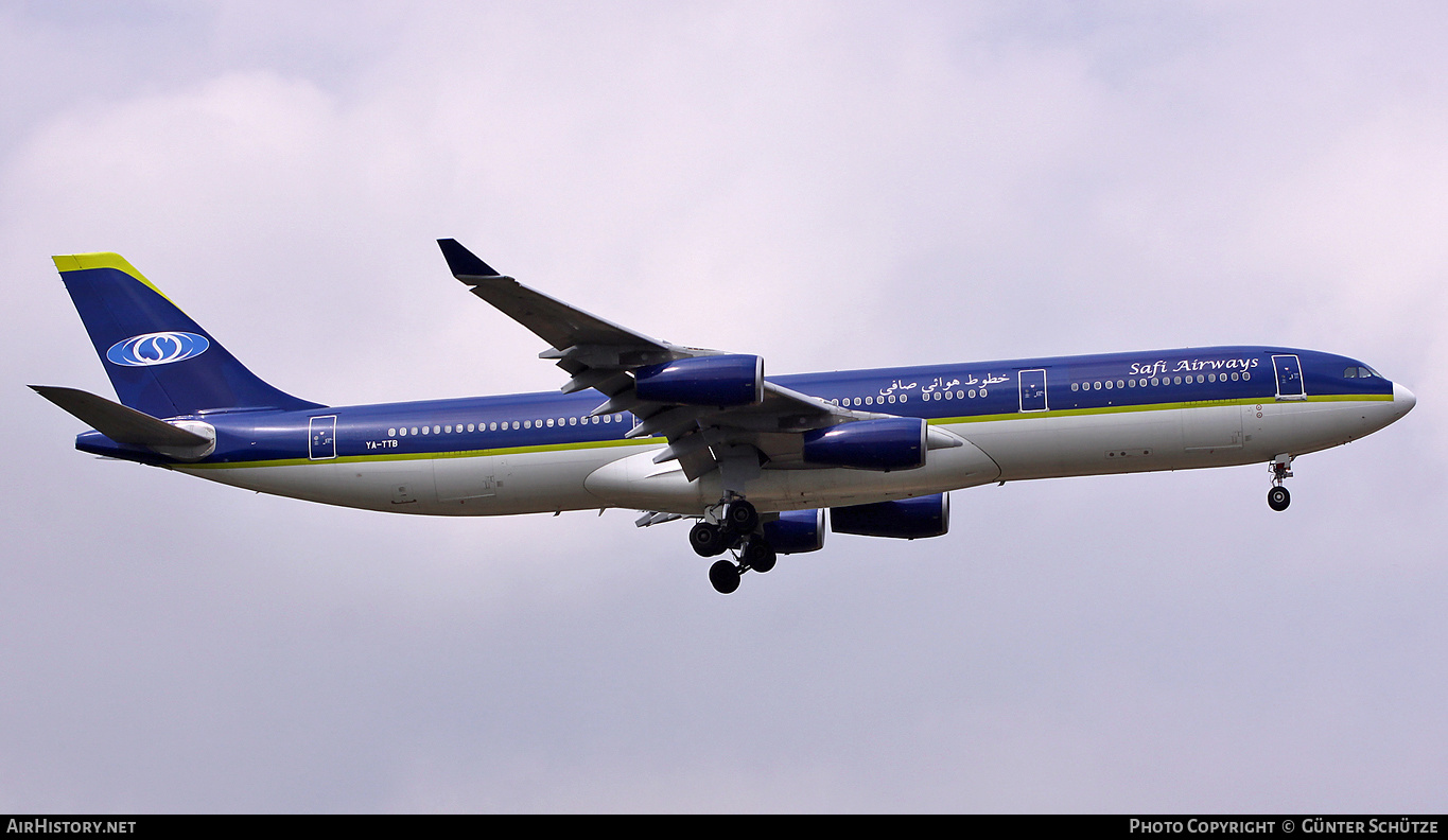 Aircraft Photo of YA-TTB | Airbus A340-311 | Safi Airways | AirHistory.net #525375