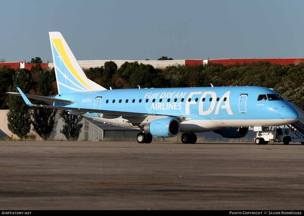 Aircraft Photo of JA02FJ | Embraer 170STD (ERJ-170-100STD) | FDA - Fuji Dream Airlines | AirHistory.net #525394