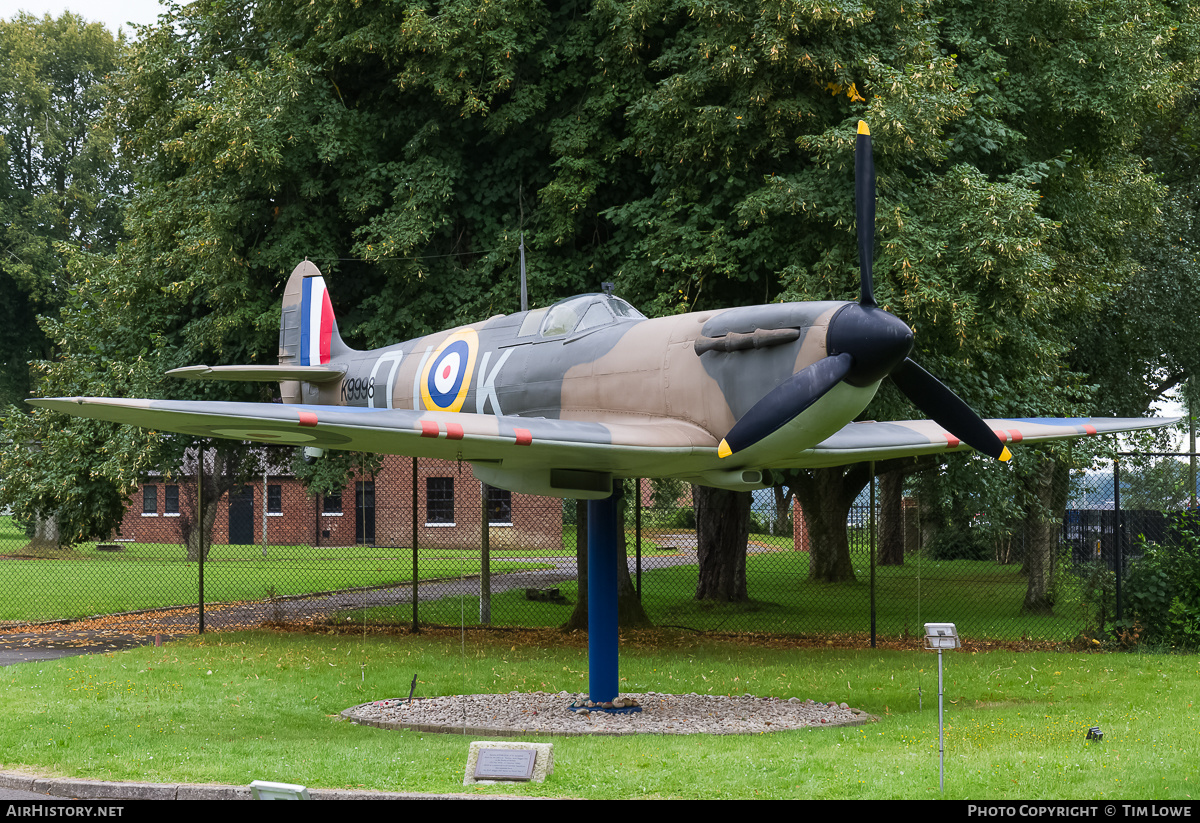 Aircraft Photo of K9998 | Supermarine Spitfire (model) | UK - Air Force | AirHistory.net #525403