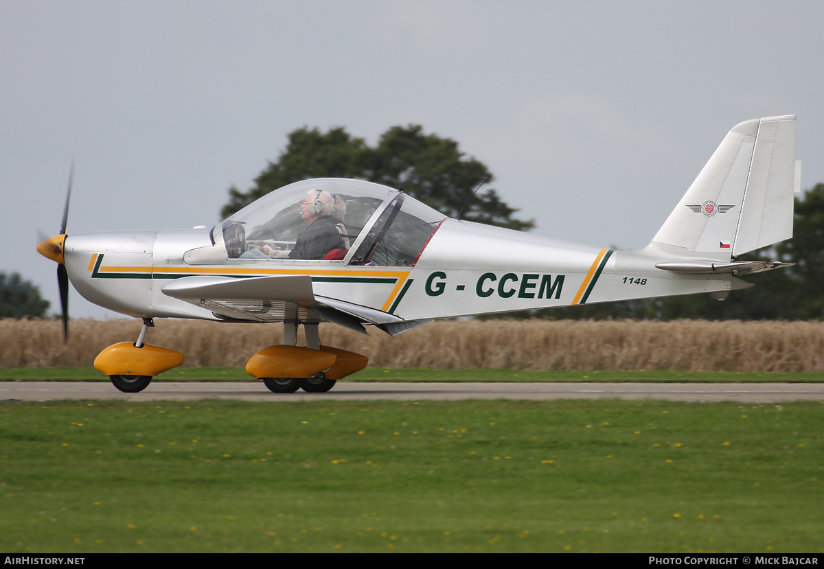 Aircraft Photo of G-CCEM | Evektor-Aerotechnik EV-97A Eurostar | AirHistory.net #525407