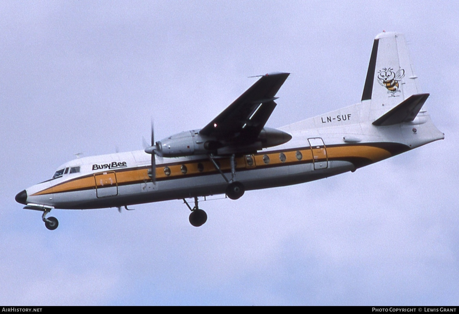 Aircraft Photo of LN-SUF | Fokker F27-100 Friendship | Busy Bee of Norway | AirHistory.net #525417