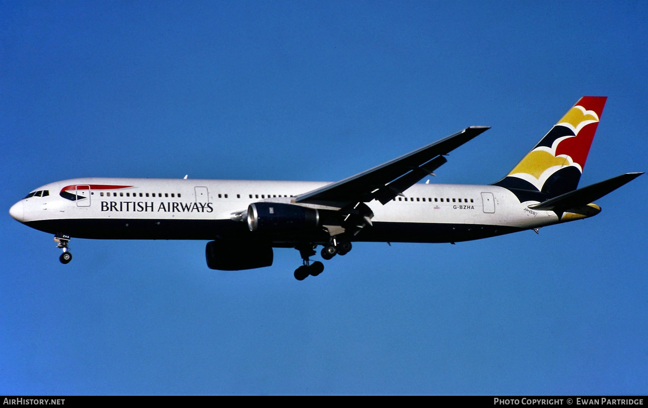 Aircraft Photo of G-BZHA | Boeing 767-336/ER | British Airways | AirHistory.net #525441