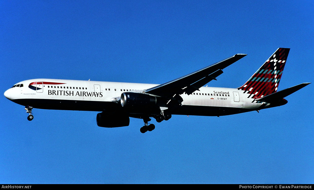 Aircraft Photo of G-BNWF | Boeing 767-336/ER | British Airways | AirHistory.net #525461