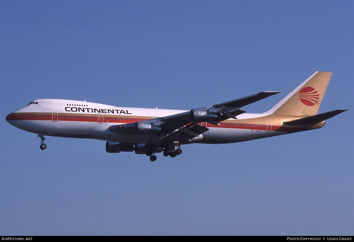 Aircraft Photo of N610PE | Boeing 747-238B | Continental Airlines | AirHistory.net #525474