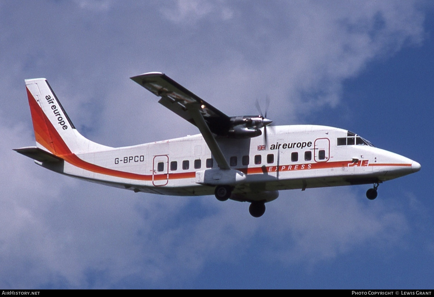 Aircraft Photo of G-BPCO | Short 360-100 | Air Europe Express | AirHistory.net #525481