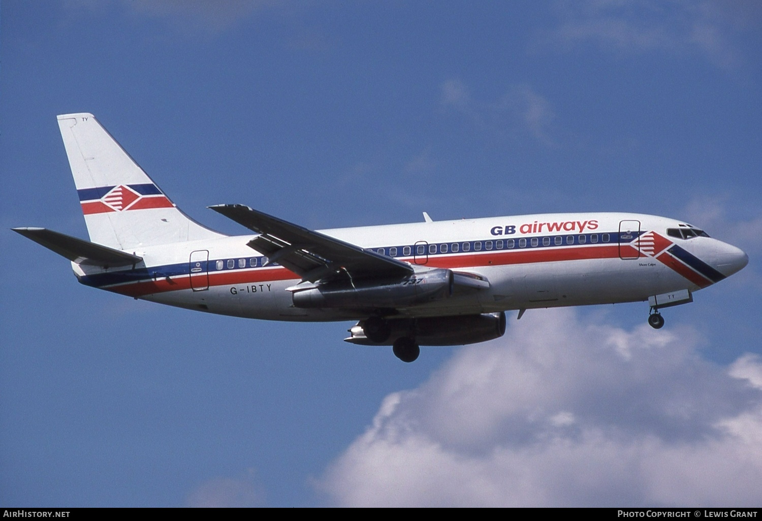 Aircraft Photo of G-IBTY | Boeing 737-2E3/Adv | GB Airways | AirHistory.net #525508