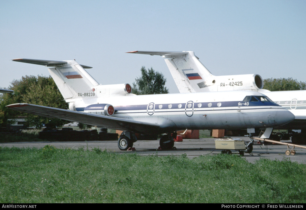 Aircraft Photo of RA-88239 | Yakovlev Yak-40 | AirHistory.net #525524